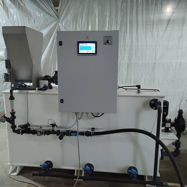 Установка приготовления раствора флокулянта